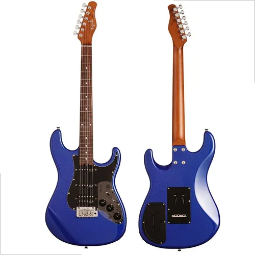 Guitarra Yamaha Pacífica Pac612 Viix Msb Cor Azul-escuro Material