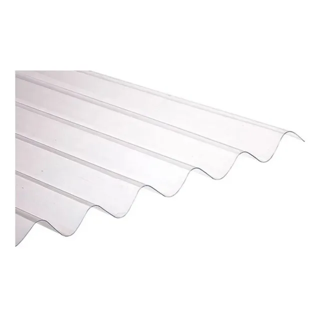 Chapa De Policarbonato Transparente Ondulada 3.60 Mts