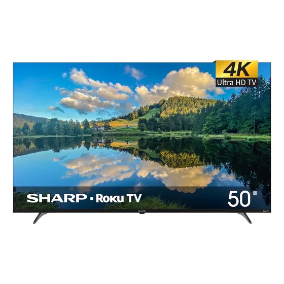 Pantalla 50 Pulgadas Sharp Roku 4k-uhd Smart Tv Led Wifi