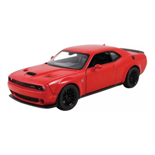 2018 Dodge Challenger Hellcat Srt Motor Max 1:24 Sin Caja 2018 Dodge Challenger Hellcat Srt Motor Max 1:24 Sin Caja