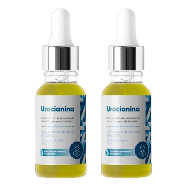 2 Frascos Urocianina Gotas - O Mesmo Do Site Oficial