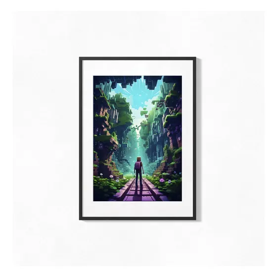 Poster 42x52 Cuadro Minecraft