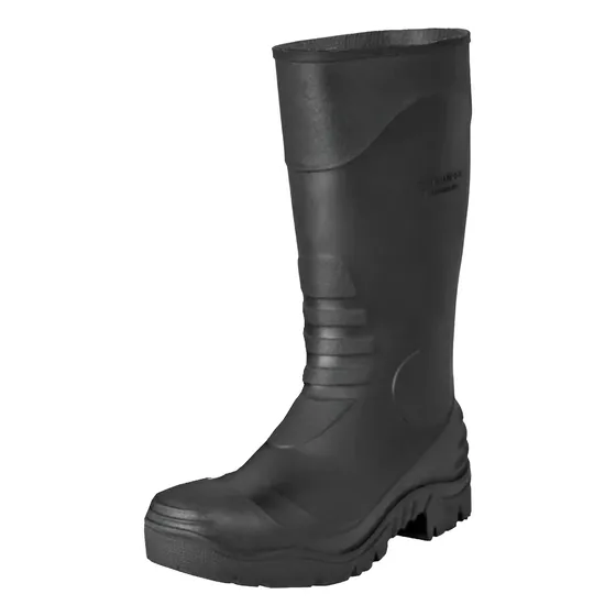 Bota De Lluvia Negra Larga Reforzada Truper Algodón 38 Al 44
