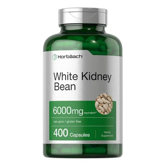 Suplemento Horbäach Extracto Frijol Blanco 6000 Mg 400 Cap