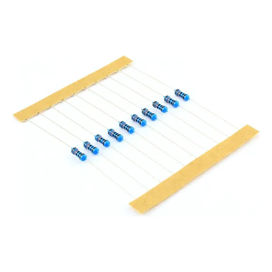 Resistencia 1/4w Metal Film De 1 A 9.1k Elegir Ohms Pack X10