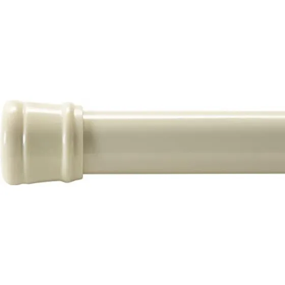 Tubo Cortinero Beige 3 Cm Diámet 104cm A 193cm Largo Baño 