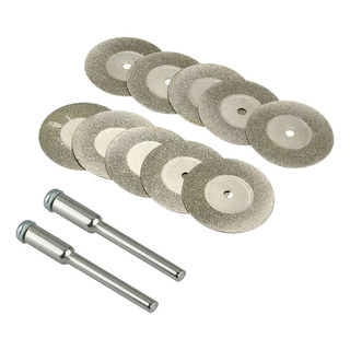 10 Discos Corte Diamante, 20 Mm, 2 Conexiones For Dremel 10 Discos Corte Diamante, 20 Mm, 2 Conexiones For Dremel