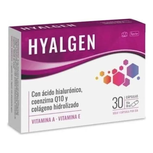 Hyalgen X 30 Acido Hialuronico + Coenzima Q10 + Colageno Sabor Neutro