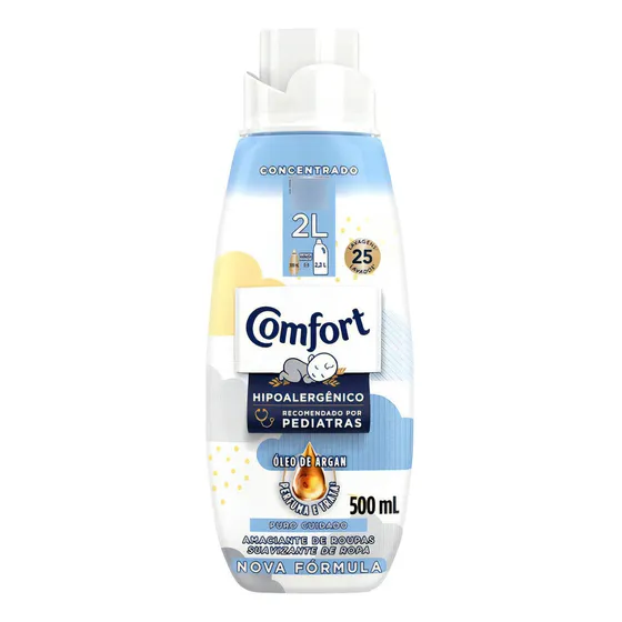 Suavizante Concentrado Comfort Puro Cuidado X 500 Ml