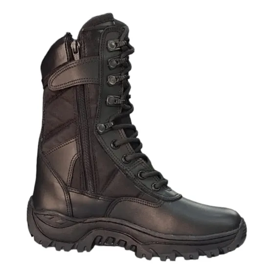 Bota Tenis Estilo Táctica Tipo Militar 100% Cuero