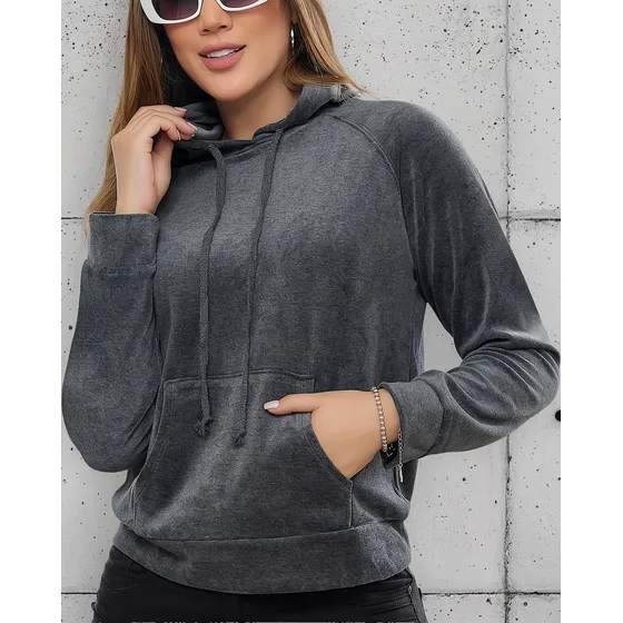 Buzo Amarella Gris Para Mujer Croydon