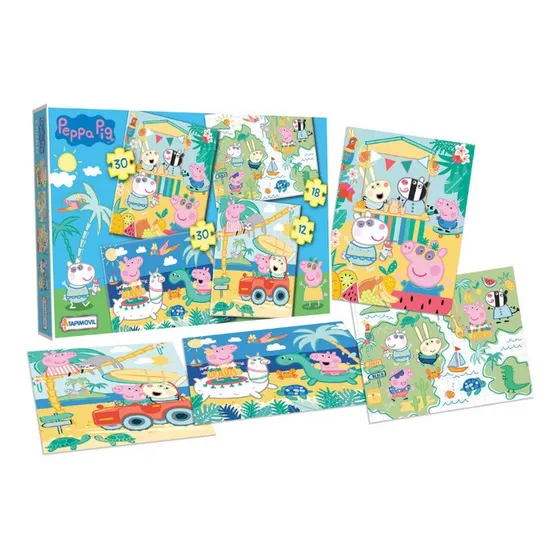 4 Puzzle / Rompecabezas - Peppa Pig