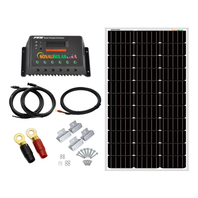 Sonali Solar Kit Carga Arranque 200 W 12 V 1 Panel Un Solo +