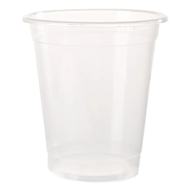 Vaso Desechable Con Tapa 8oz Transparente Liso 100 Piezas