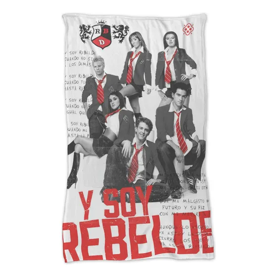Cobija Frazada Rbd Rebelde Tour De Alta Calidad 