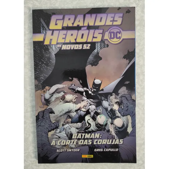 Grandes Heróis Dc Novos 52 N° 1 Batman Corte Das Corujas Hq 