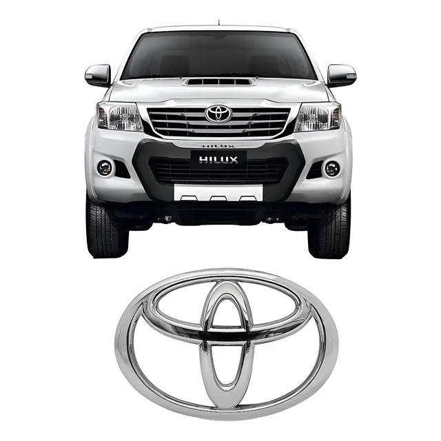 Emblema Grade Hilux 2005 Até 2015 Cromado