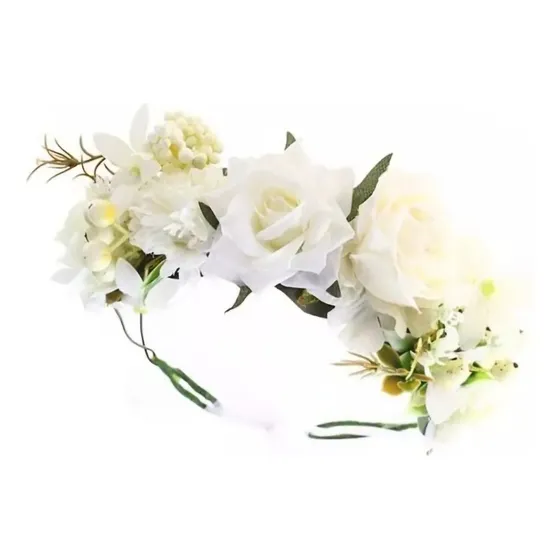 Diadema De Flores Bautizo O Primera Comunión
