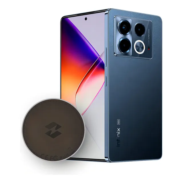 Smartphone Infinix Note 40 5g 12gb Ram 512gb Armazenamento + Pad De Carregamento Sem Fio, Câmera Tripla 108mp+ Selfie 32mp, Tela 6,78 Fhd+ 120hz, Sound By Jbl, Bateria 5000mah - Preto