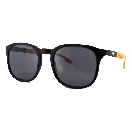 Lentes De Sol Mormaii - Vancouver Mo122 Afl Oi Lente Gris Oscuro Varilla Negro Armazón Negro