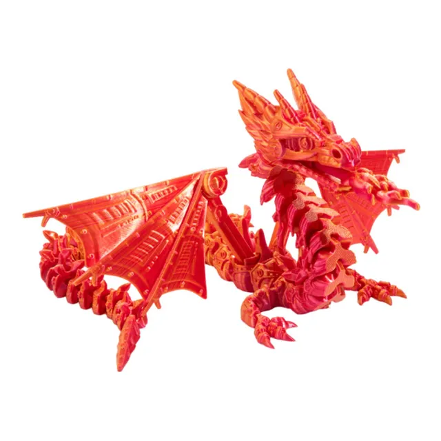 Dragón Impreso En 3d Con Alas Dragón Fidget Animales De Drag
