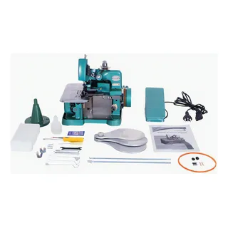 Maquina De Costura Overlock Chinesinha Semi Industrial Cor Verde Maquina De Costura Overlock Chinesinha Semi Industrial Cor Verde