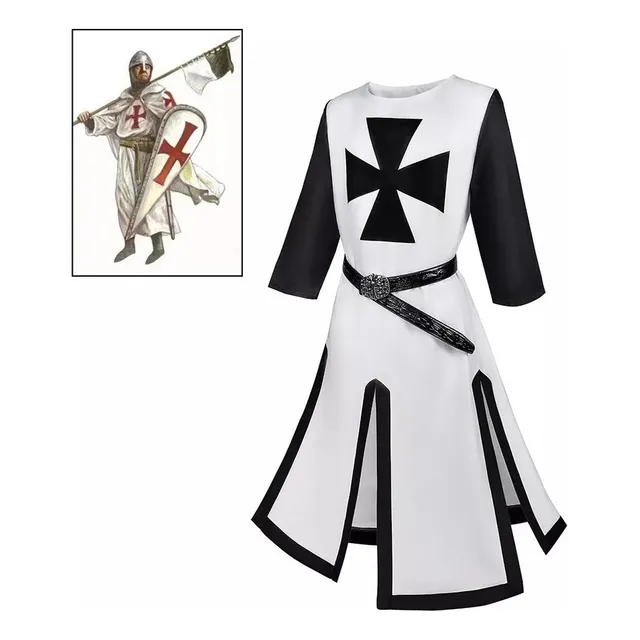 1 Vestido De Caballeros Templarios Halloween Cosplay Con