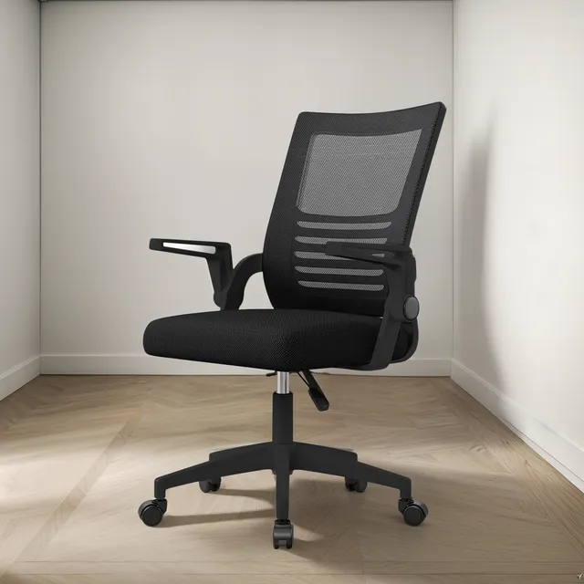 Silla De Oficina Ergonómica Con Reposabrazos Ajustables