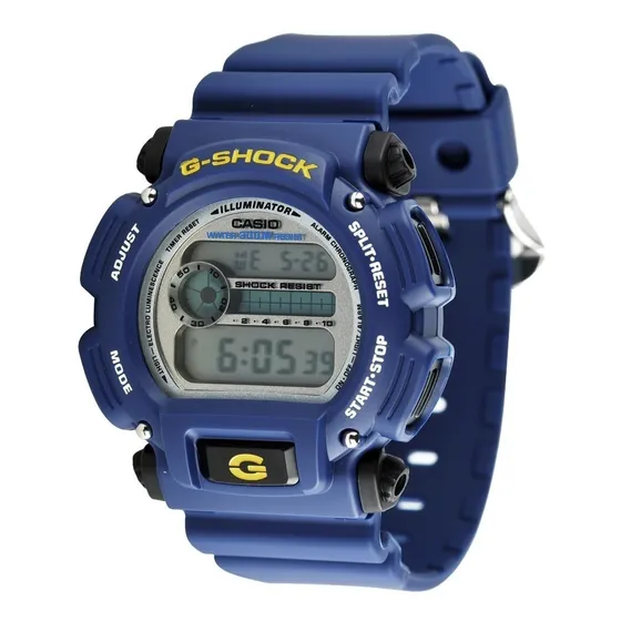 Relógio Casio G-shock Masculino Azul - Dw-9052-2dvr Cor do fundo Camuflado