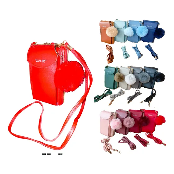 Bolso Bandolero Monedero Porta Celular 