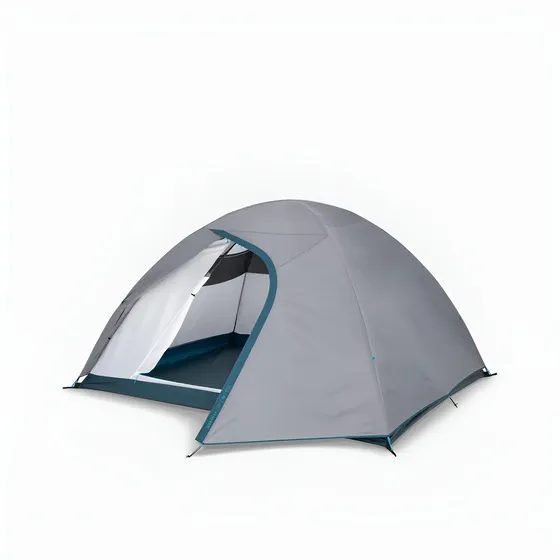Casa De Campaña Para 2 Personas Mh100 Color Gris Quechua