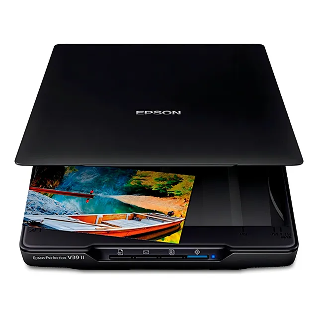 Escáner de escritorio Epson V39 Usb Bivolt Color Negro