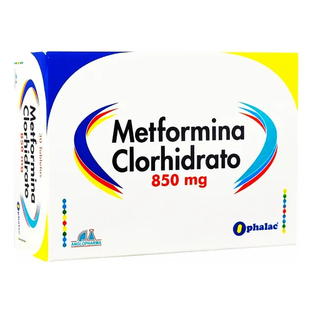 Metformina 850mg 250tb Adelgaza - Unidad A $480