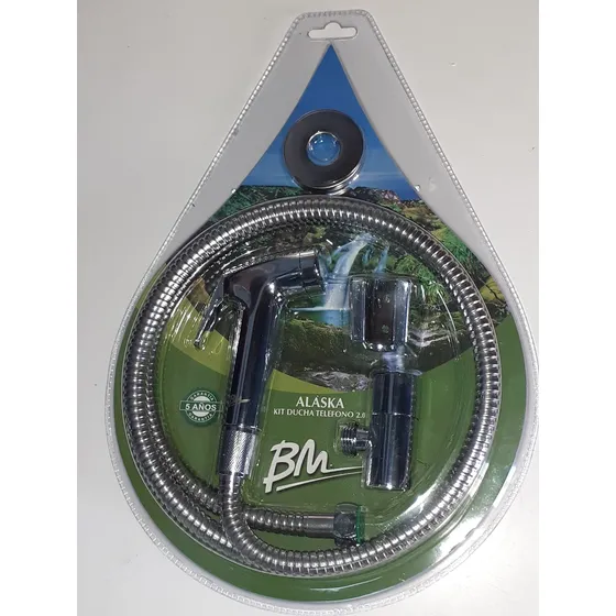 Ducha De Teléfono Bm /manguera /llave De Arresto Y Soporte 