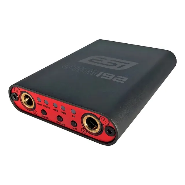 Placa De Audio Usb Para Guitarra Y Microfono Esi Ugm192