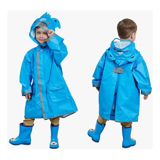 Poncho Impermeable Para Niños 4-5 Años