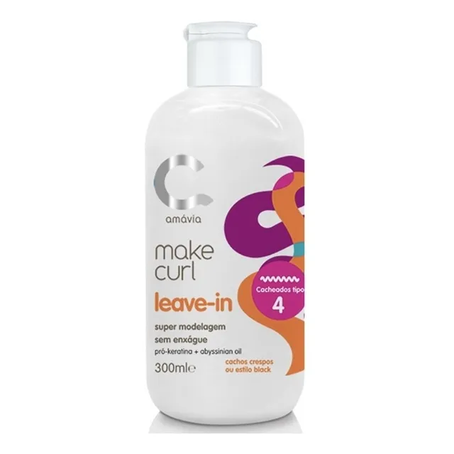 Leave-in Cacho Tipo 4 Make Curl - 300ml Amávia
