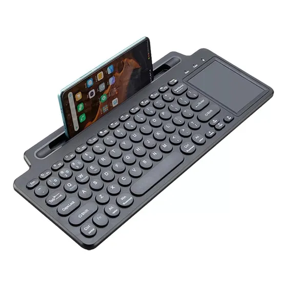 Teclado Bluetooth Inalámbrico Con Touchpad Para Pc Celular