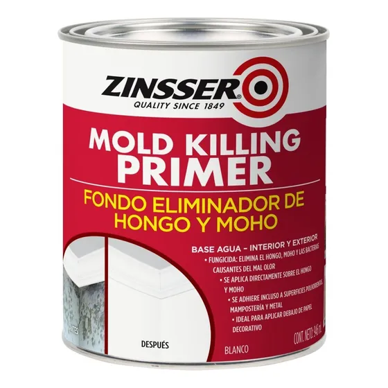 Zinsser Mold Killing Primer anti hongos a base de agua blanco 946 ml