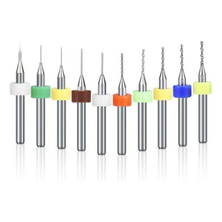 10 Brocas Pcb 2.1-3mm 1/8 Cnc Router 10 Brocas Pcb 2.1-3mm 1/8 Cnc Router