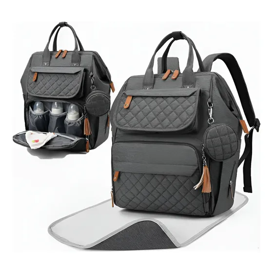 Pañalera Mochila Con Cambiaddor