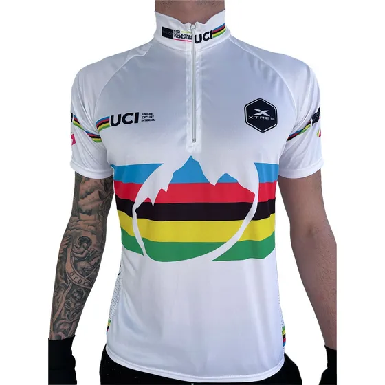 Remera Ciclismo Ciclista Manga Corta Hombre Yersey Bolsillos