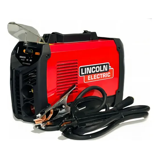 Soldadora Inverter Lincoln Electric 250 AMP Bífasica Para Uso Profesional