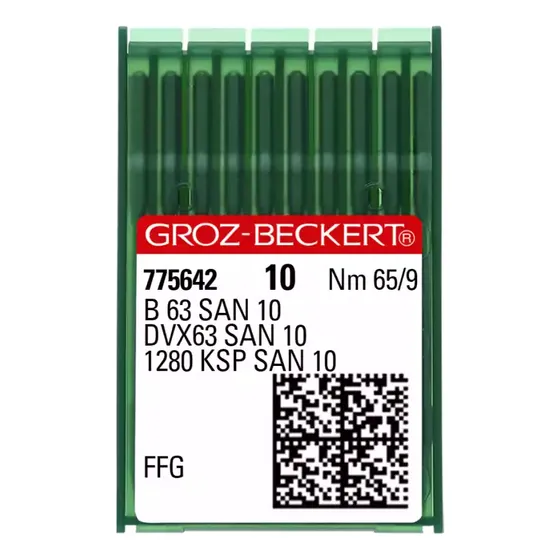 20 Agujas Groz-beckert® B63 San 10 Ffg - 65/9, Ffg