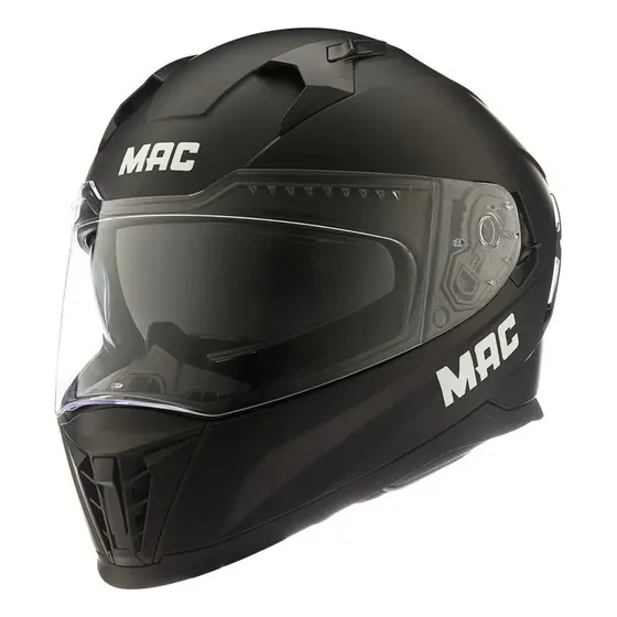 Casco Para Moto Integral Mac Force Negro Mate - En Teo Motos