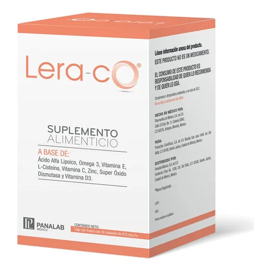 Lera-co Suplemento Ácido Alfa, Omega 3 30 Cápsulas