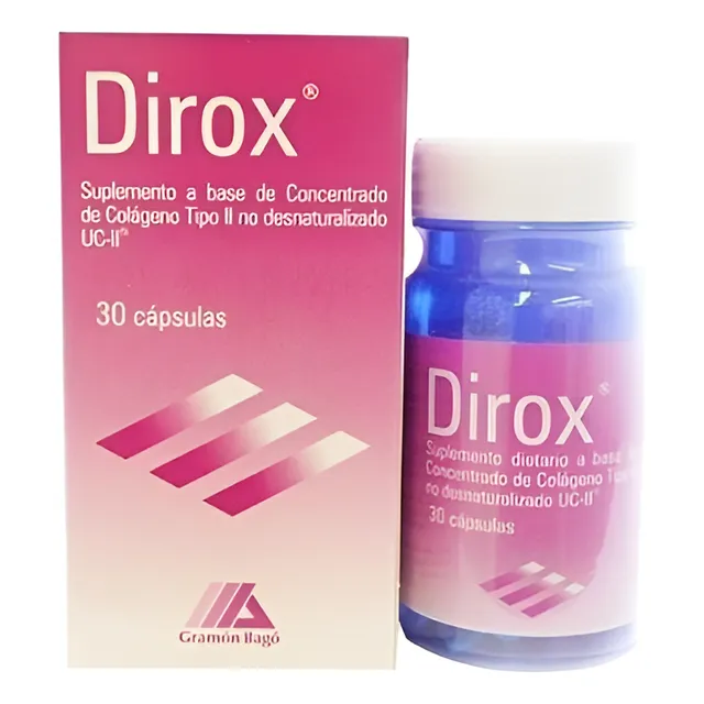 Dirox 30 Cápsulas Colágeno Tipo Ii Gramón Bagó