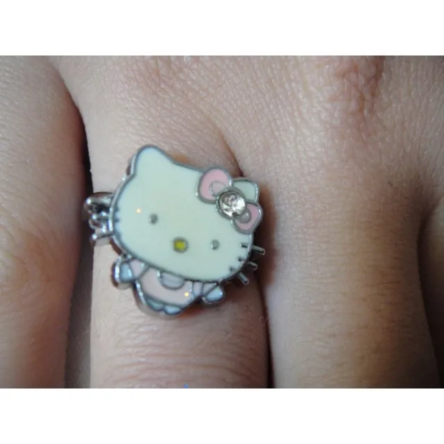 Anillos Hello Kitty Ajustables Pack De 3