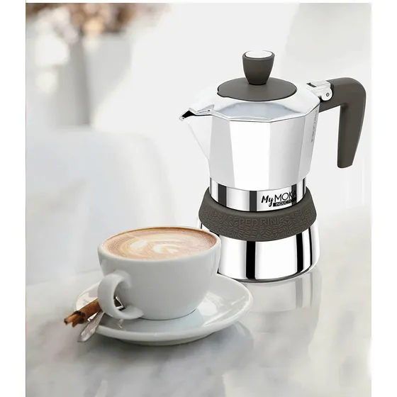 Cafetera Greca Alumino Inducción Pedrini My Moka Itali 3 Taz