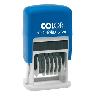 Carimbo Mini Numerador S126 Marca Colop Carimbo Mini Numerador S126 Marca Colop